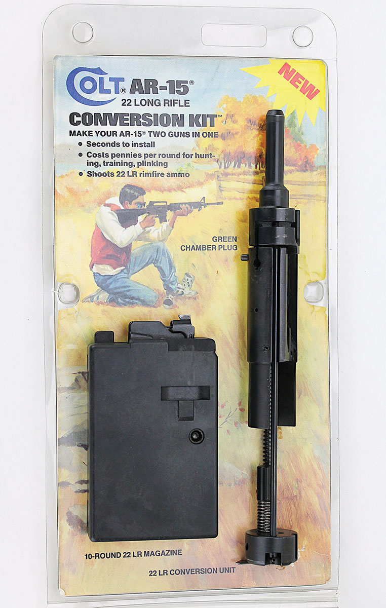 Colt stopped making its conversion kit long ago, but others are making them today.